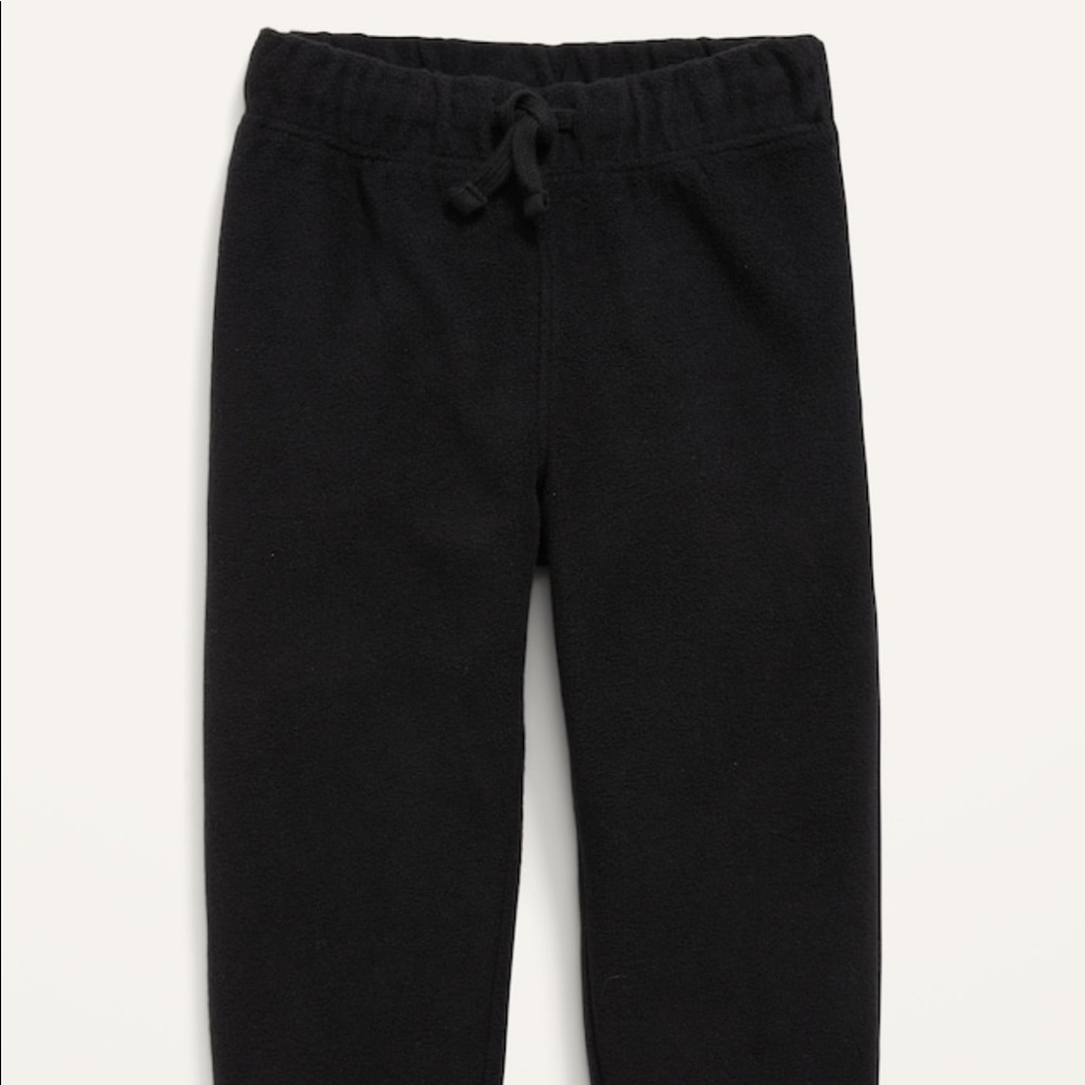 NWT Old Navy Unisex Microfleece Jogger Sweatpants, Black Jack, 4T